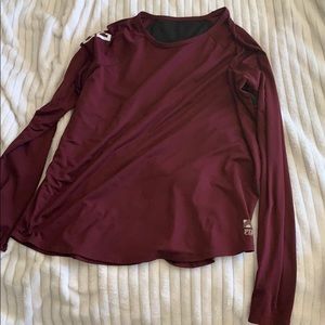 Long sleeve workout top